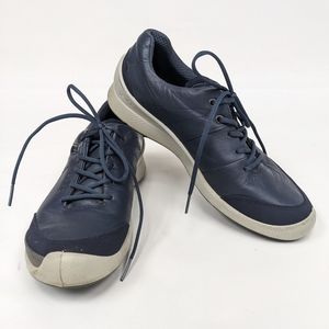 Ecco blue leather tennis shoes Dr Max Biom size 39